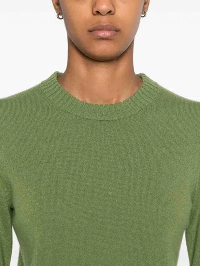 Vince Kaschmirpullover Mit Rundhalsausschnitt In Green