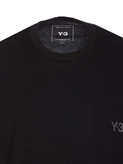 Shop Y-3 Adidas  Black Long Sleeves T-shirt