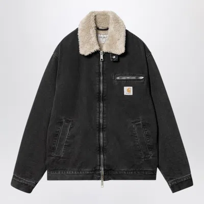 Shop Carhartt Wip Black Organic Denim Herald Jacket