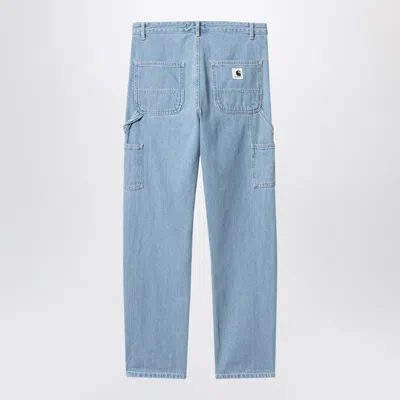 Carhartt Denim Pant With Back Patch Pockets