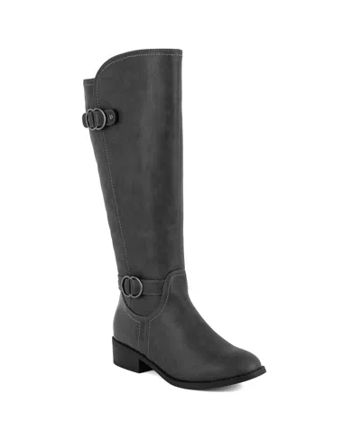 Jones New York Women's Leandraa Knee High Riding Boots In Grey