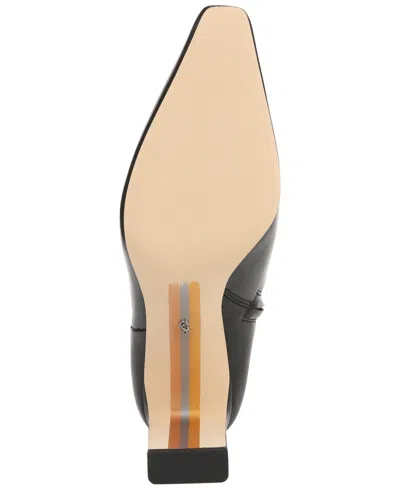 Sam Edelman Women's Sylvia Pointed Toe High Heel Boots In Black