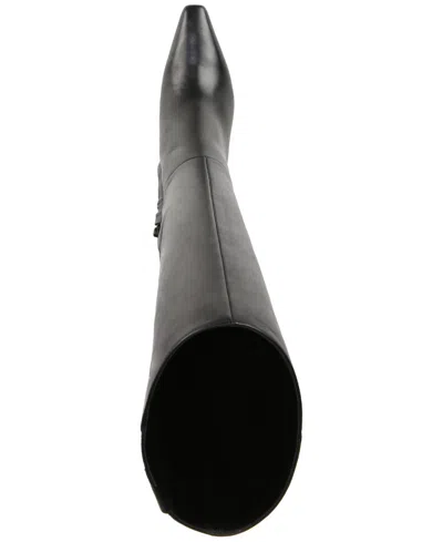 Sam Edelman Women's Sylvia Pointed Toe High Heel Boots In Black
