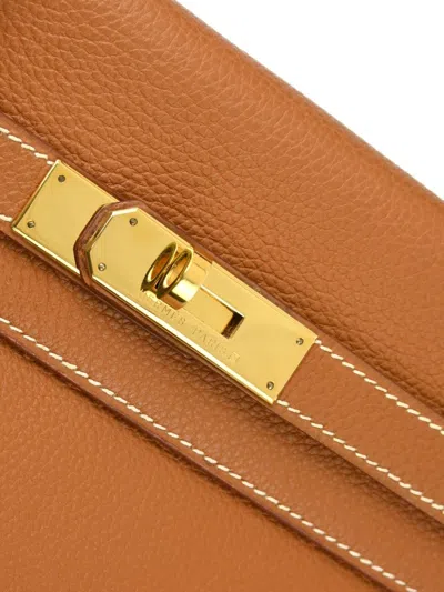 Pre-owned Hermes 2000 Ado Gm Backpack In Brown