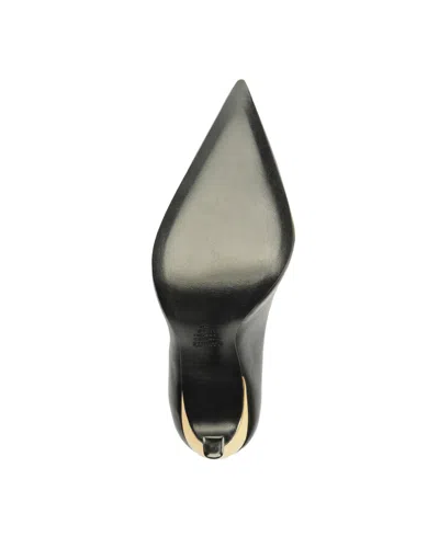 Schutz Women's Lou Curve High Stiletto Heel Pumps In Dark Black
