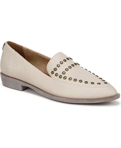Blowfish Malibu Women's Harper Pointed-toe Flat Loafers In Off White Pebbled Faux Leather