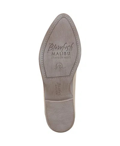 Blowfish Malibu Women's Harper Pointed-toe Flat Loafers In Off White Pebbled Faux Leather