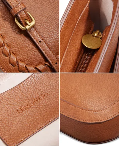 Style & Co Feed Small Crossbody, Created For Macy's In Tortoise S