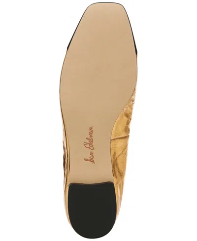 Sam Edelman Women's Marley Cap-toe Ballet Flats In Medallion Gold