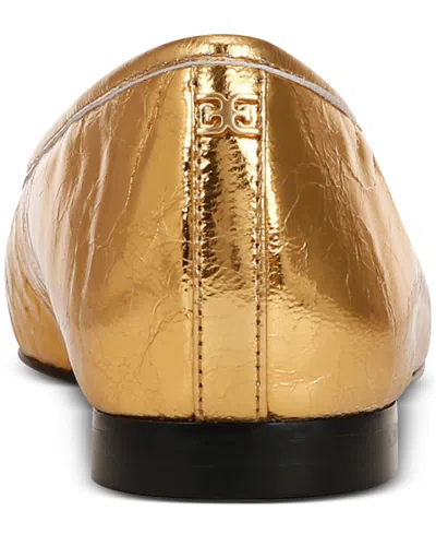 Sam Edelman Women's Marley Cap-toe Ballet Flats In Medallion Gold