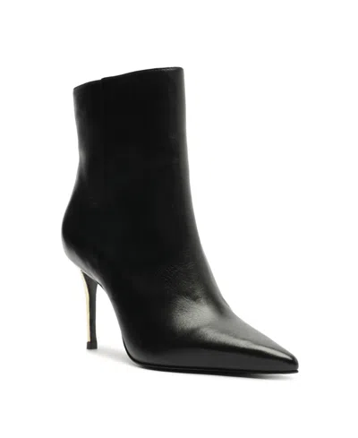 Schutz Raffaela Pointed Toe Bootie In Black