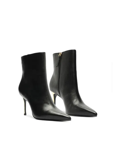 Schutz Raffaela Pointed Toe Bootie In Black
