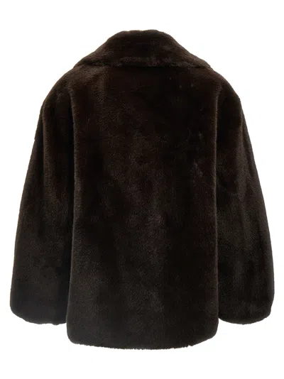 PINKO ALIGHIERI FUR BROWN 