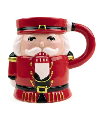 8 Oak Lane Nutcracker Ceramic Coffee Mug In Red