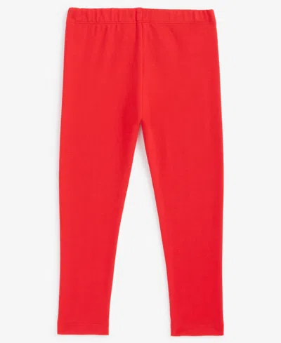 Epic Threads Toddler Girls Solid-color Leggings, Created For Macy's In Cherry Candy