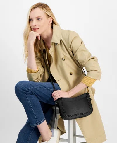 Style & Co Feed Small Crossbody, Created For Macy's In Black
