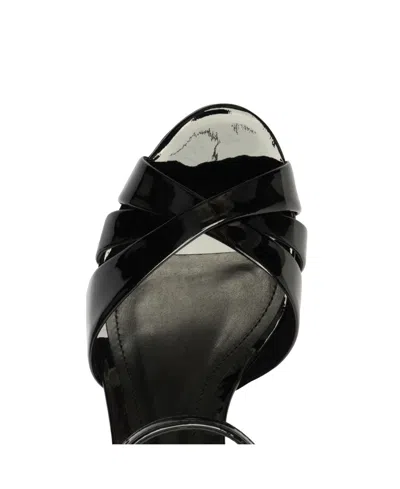 Schutz Women's Keefa Block Heel Wedge Sandals In Black