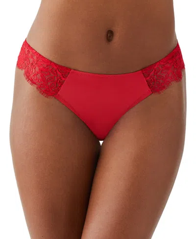 B.tempt'd By Wacoal Women's It's On Thong Underwear 972296 In Savvy Red