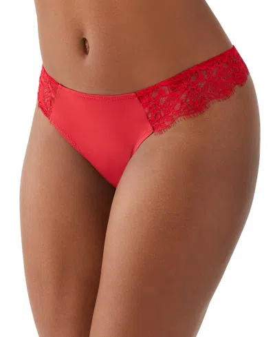 B.tempt'd By Wacoal Women's It's On Thong Underwear 972296 In Savvy Red