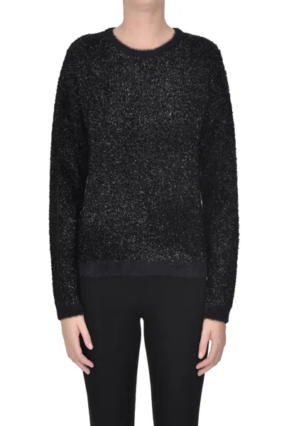 Shop Iblues Segreto Pullover In Black