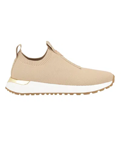 Guess Women's Flavia Knit Slip-on Jogger Sneakers In Light Natural