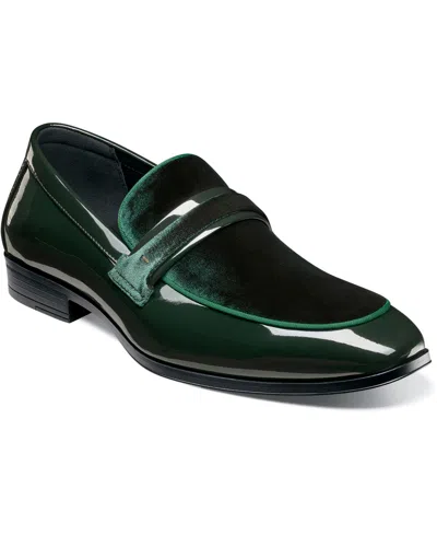 Stacy Adams Spratley Saddle Loafer In Green
