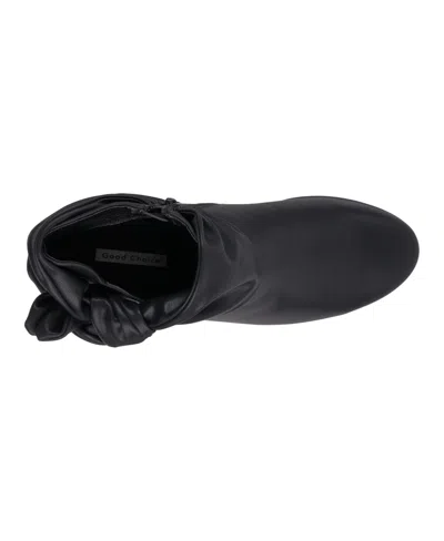 Gc Shoes Women's Lavan Bow Detail Ankle Boots In Black