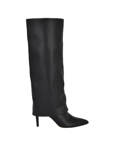 Calvin Klein Women's Vamsy Stiletto Heel Tall Dress Boots In Black