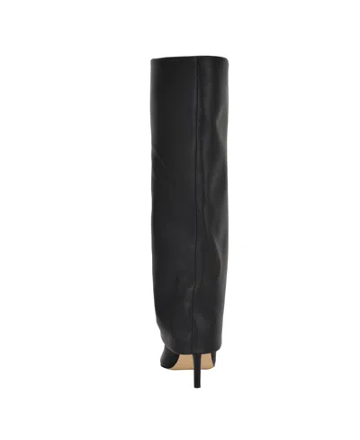 Calvin Klein Women's Vamsy Stiletto Heel Tall Dress Boots In Black