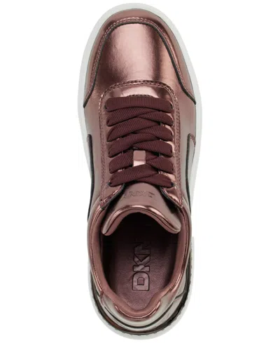 Dkny Beverly Hidden Wedge Sneaker In Antique Rose