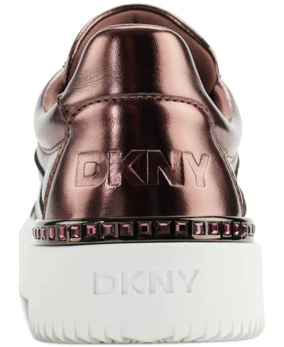 Dkny Beverly Hidden Wedge Sneaker In Antique Rose
