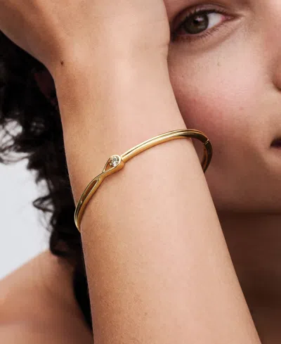 Pandora Infinite Lab-grown Diamond Bangle Bracelet In Gold