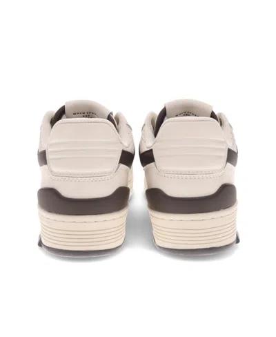Pony M100 Low Sneakers In White,brown