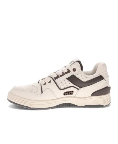 Pony M100 Low Sneakers In White,brown