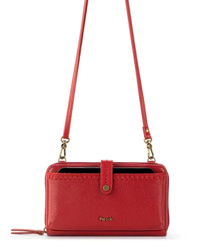 The Sak Iris Smartphone Crossbody In Scarlet