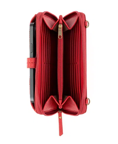 The Sak Iris Smartphone Crossbody In Scarlet