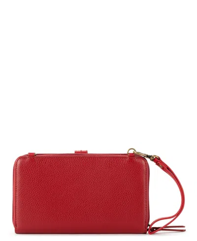 The Sak Iris Smartphone Crossbody In Scarlet