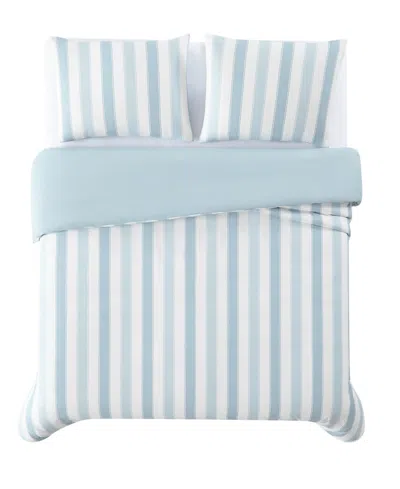 Truly Soft Aiden Stripe 3-pc. Comforter Set, Full/queen In Blue,white