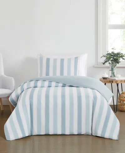 Truly Soft Aiden Stripe 3-pc. Comforter Set, Full/queen In Blue,white