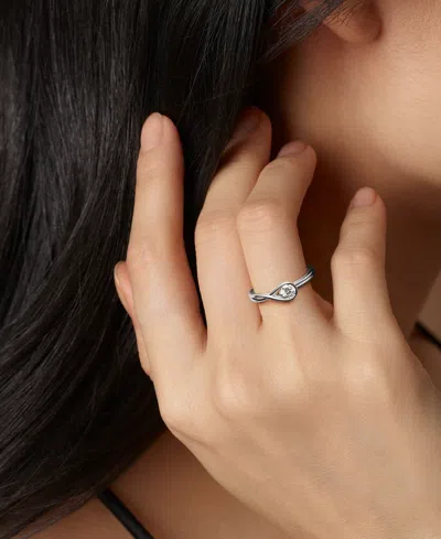 Pandora Infinite Lab-grown Diamond Ring In Sterling Silver