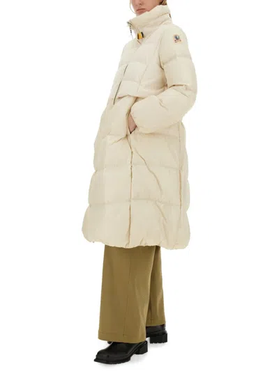 Parajumpers Long Oversize Down Jacket In White