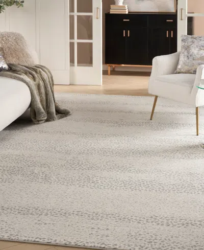 Inspire Me! Home Decor Elegance Far03 7'10"x10'6" Area Rug In Beige,gray