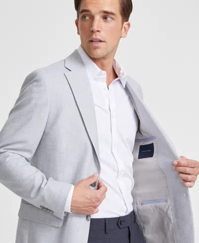 Tommy Hilfiger Men's Modern-fit Solid Sport Coat In Light Grey