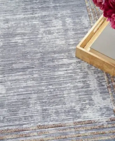 Inspire Me! Home Decor Inspire Me Home Decor Daydream Washable Ddr03 Rug Collection In Silver