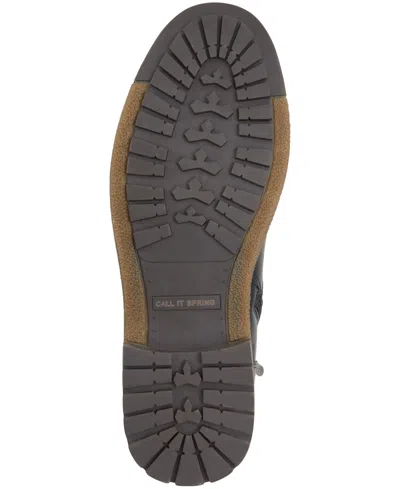 Call It Spring Men's Landonn Synthetic Combat Boots In Black