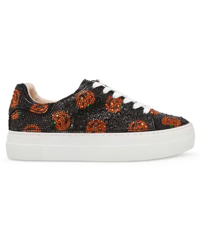 Betsey Johnson Women's Sidny Platform Sneakers In Pumpkin