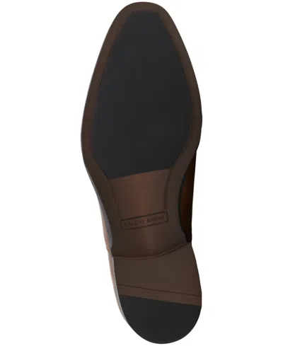 Call It Spring Men's Jonathan Lace Up Oxford Dress Shoes In Cognac