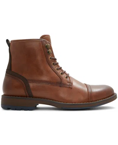 Call It Spring Men's Donovann Synthetic Ankle Boots In Cognac