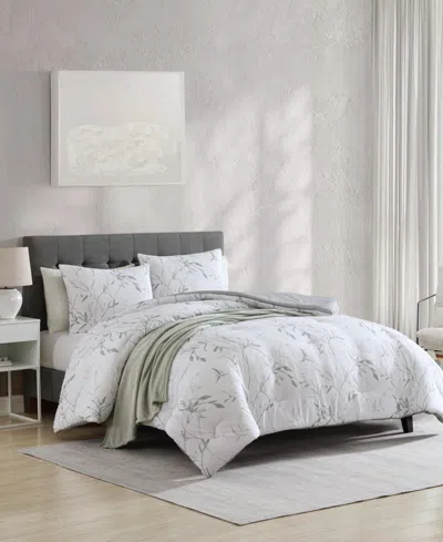 Kenneth Cole New York Ink Wash Vine 4-pc. Comforter Set, Full/queen In Washed Green