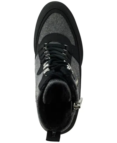 Dkny Toia Platform Bootie In Grey,black